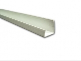 Lezáró profil PVC 12,5 mm laphoz 3 m